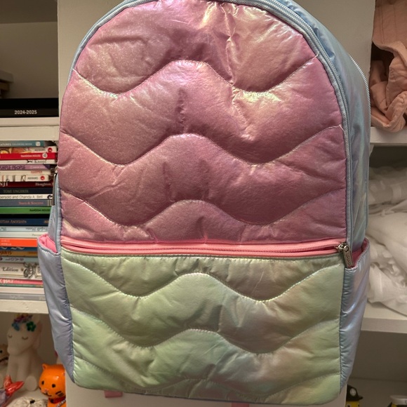 Iscream Color Block Quilted Backpack – Nylon, Padded Straps, Excellent Condition - Picture 4 of 8